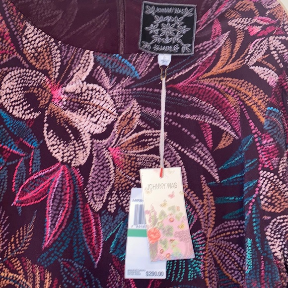 Johnny Was silk Jade Alicante Tunic Dress - Picture 1 of 9